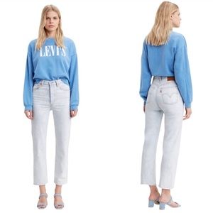 🆕 Levi's Ribcage High Waist Straight Ankle Jeans